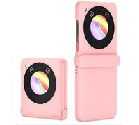 GIOPUEY Coque Compatible avec Nubia Flip, Matériel PC Dur étui，Confortable Toucher Case，Antichoc, Anti-Empreintes Digitales - Pink