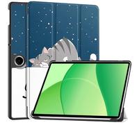 GIOPUEY Coque Compatible avec Oneplus Pad Lite/Oppo Pad SE, étui en Cuir [étui à Rabat] Housse avec Support Fonction, 360° Protection - Cat