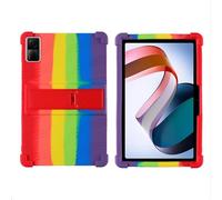GIOPUEY Coque Compatible avec Redmi Pad SE Etui - avec Support - Housse de Protection Souple en Silicone TPU Case - Colorful