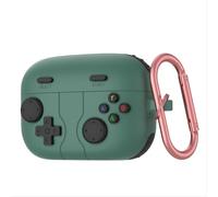GIOPUEY Coque Compatible avec Sony LinkBuds S, Mignon Drôle Dessin Animé TPU Silicone Protection étui avec Crochet Porte-clés Housse Case pour Garçon Fille Homme Femme - Green