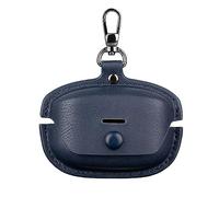 GIOPUEY Coque Compatible avec Sony WF-1000XM5, PU Cuir Protection étui avec Crochet Porte-clés Housse Case pour Garçon Fille Homme Femme - Blue