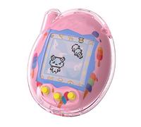 GIOPUEY Coque Compatible avec Tamagotchi Connection, Hautement Transparent étui，Matériel PC Dur Case，Pas de Jaunissement, Pas de Décoloration - Transparent Pink