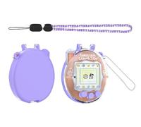 GIOPUEY Coque Compatible avec Tamagotchi Connection, Hautement Transparent étui，Matériel PC Dur Case，Pas de Jaunissement, Pas de Décoloration - Transparent Purple