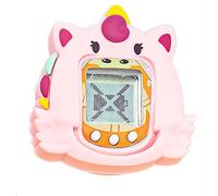 GIOPUEY Coque Compatible avec Tamagotchi Nano, Mignon Drôle Dessin Animé TPU Silicone Protection étui avec Crochet Porte-clés Housse Case pour Garçon Fille Homme Femme - Pink