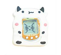 GIOPUEY Coque Compatible avec Tamagotchi Nano, Mignon Drôle Dessin Animé TPU Silicone Protection étui avec Crochet Porte-clés Housse Case pour Garçon Fille Homme Femme - White