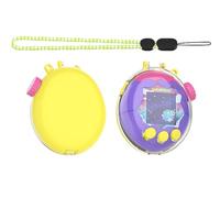 GIOPUEY Coque Compatible avec Tamagotchi Paradise, Hautement Transparent étui，Matériel PC Dur Case，Pas de Jaunissement, Pas de Décoloration - Transparent Yellow