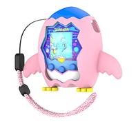 GIOPUEY Coque Compatible avec Tamagotchi Paradise, Mignon Drôle Dessin Animé TPU Silicone Protection étui avec Crochet Porte-clés Housse Case pour Garçon Fille Homme Femme - Pink