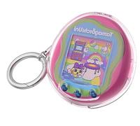 GIOPUEY Coque Compatible avec Tamagotchi Uni, Hautement Transparent étui，Matériel PC Dur Case，Pas de Jaunissement, Pas de Décoloration - Transparent Pink