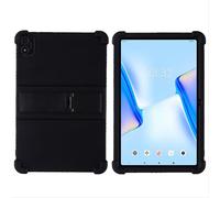 GIOPUEY Coque Compatible avec Teclast M40 Plus/P40S/P40 HD Etui - avec Support - Housse de Protection Souple en Silicone TPU Case - Black