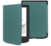 GIOPUEY Coque Compatible avec Vivlio Light/Light HD/Light HD Color, étui en Cuir, Coque arrière en Silicone Souple [étui à Rabat] Texture Semblable à Celle de la Peau - Green