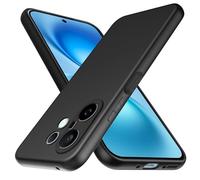 GIOPUEY Coque Compatible avec Vivo X200 FE, Coque de Protection Souple Ultra-Fine, Anti Empreintes Digitales Case Cover [Résistant à l'usure] - Noir