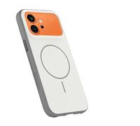 GIOPUEY Coque Magnétique pour Honor 600 Pro, Compatible avec MagSafe, Arrière Mat PC + TPU Housse Etui - Grey