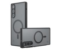 GIOPUEY Coque Magnétique pour Nubia RedMagic 10 Air, Compatible avec MagSafe, Arrière Mat PC + TPU Housse Etui - Black