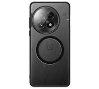 GIOPUEY Coque Magnétique pour OnePlus 13, Compatible avec MagSafe, Arrière Mat PC + TPU Housse Etui - Black