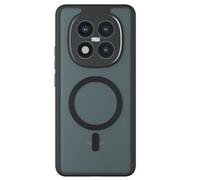 GIOPUEY Coque Magnétique pour Poco M8 Pro 5G, Compatible avec MagSafe, Arrière Mat PC + TPU Housse Etui - Black