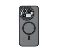 GIOPUEY Coque Magnétique pour Realme GT 8 Pro, Compatible avec MagSafe, Arrière Mat PC + TPU Housse Etui - Black