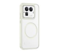 GIOPUEY Coque Magnétique pour Realme GT 8 Pro, Compatible avec MagSafe, Arrière Mat PC + TPU Housse Etui - Beige