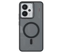 GIOPUEY Coque Magnétique pour Reame 14/14T/Realme P3, Compatible avec MagSafe, Arrière Mat PC + TPU Housse Etui - Black