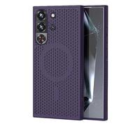 GIOPUEY Coque Magnétique pour RedMagic 10 Pro/10S Pro, Compatible avec MagSafe, Arrière Mat PC + TPU Housse Etui - Dark Purple