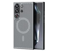 GIOPUEY Coque Magnétique pour RedMagic 10 Pro/10S Pro, Compatible avec MagSafe, Arrière Mat PC + TPU Housse Etui - Grey