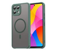 GIOPUEY Coque Magnétique pour Telekom T Phone 3 Pro, Compatible avec MagSafe, Arrière Mat PC + TPU Housse Etui - Green