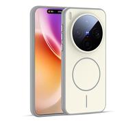 GIOPUEY Coque Magnétique pour Vivo X300, Compatible avec MagSafe, Arrière Mat PC + TPU Housse Etui - Grey