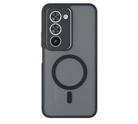 GIOPUEY Coque Magnétique pour Xiaomi Redmi 15 5G, Compatible avec MagSafe, Arrière Mat PC + TPU Housse Etui - Black