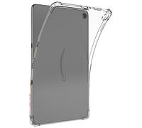 GIOPUEY Coque pour Amazon Fire Max 11, Coque arrière en TPU Souple, Housse Mince, Protection Airbag Étui Compatible avec Amazon Fire Max 11-2 - Transparent