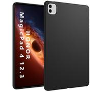 GIOPUEY Coque pour Honor MagicPad 4 12.3, Coque arrière en TPU Souple, Ultra-Mince, Anti-Vibration et Anti-Glissement - Noir
