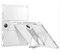 GIOPUEY Coque pour Oppo Pad Neo, Coque arrière en TPU Souple Étui, Housse avec Support, Protection Airbag - Transparent