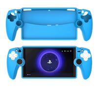 GIOPUEY Coque pour PlayStation Portal Remote Player, Ultra-Mince Flexible Silicone Case, Anti Empreintes Digitales Cover [Slim Fit] - Blue