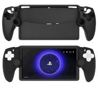 GIOPUEY Coque pour PlayStation Portal Remote Player, Ultra-Mince Flexible Silicone Case, Anti Empreintes Digitales Cover [Slim Fit] - White