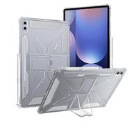GIOPUEY Coque pour Samsung Galaxy S11 Ultra 14.6 2025, Coque arrière en TPU Souple Étui, Housse avec Support, Protection Airbag - Transparent
