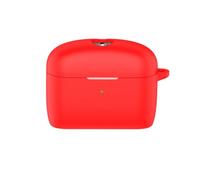 GIOPUEY Coque pour Sennheiser Momentum True Wireless 5 Étui Silicone Doux | Silicone Souple Housse, Ultra-Mince, Confort Tactile, Résistant aux Rayures Case, Red
