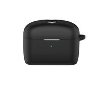 GIOPUEY Coque pour Sennheiser Momentum True Wireless 5 Étui Silicone Doux | Silicone Souple Housse, Ultra-Mince, Confort Tactile, Résistant aux Rayures Case, Black