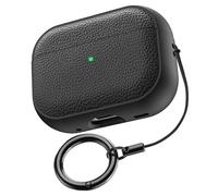 GIOPUEY Étuis Compatible avec Airpods Pro 3 2025，Coque TPU, Case CoverPoids léger, Antichoc, Portable - Black