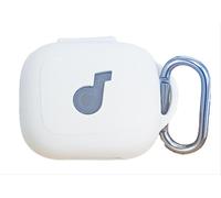 GIOPUEY Étuis Compatible avec Anker Soundcore C30i, Coque Silicone, Poids léger, Antichoc, Portable - Blanc