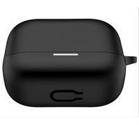 GIOPUEY Étuis Compatible avec Anker Soundcore K20i, Coque Silicone, Poids léger, Antichoc, Portable - Noir