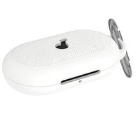 GIOPUEY Étuis Compatible avec Anker Soundcore V20i, Coque Silicone, Poids léger, Antichoc, Portable - Blanc