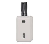 GIOPUEY Étuis Compatible avec Anker Zolo 45W 20000mAh, Coque Silicone, Poids léger, Antichoc, Portable - Gris