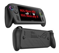 GIOPUEY Étuis Compatible avec ASUS ROG Xbox Ally/Ally X 2025, Coque Silicone, Poids léger, Antichoc, Portable - Black