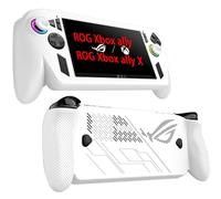 GIOPUEY Étuis Compatible avec ASUS ROG Xbox Ally/Ally X 2025, Coque Silicone, Poids léger, Antichoc, Portable - White