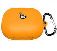 GIOPUEY Étuis Compatible avec Beats Powerbeats Pro 2, Coque Silicone, Poids léger, Antichoc, Portable - Orange