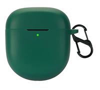 GIOPUEY Étuis Compatible avec Bose QuietComfort Earbuds II/Ultra 2023, Coque Silicone, Poids léger, Antichoc, Portable - Vert armée