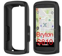 GIOPUEY Étuis Compatible avec Bryton Rider S810, Coque Silicone, Poids léger, Antichoc, Portable - Noir