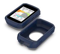 GIOPUEY Étuis Compatible avec Garmin Edge 850/550, Coque Silicone, Poids léger, Antichoc, Portable - Bleu foncé