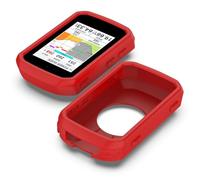 GIOPUEY Étuis Compatible avec Garmin Edge 850/550, Coque Silicone, Poids léger, Antichoc, Portable - Rouge