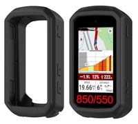 GIOPUEY Étuis Compatible avec Garmin Edge 850/Garmin Edge 550, Coque Silicone, Poids léger, Antichoc, Portable - Black-B
