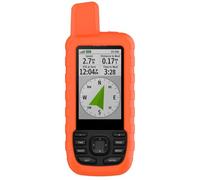 GIOPUEY Étuis Compatible avec Garmin GPSMAP 66st/66S/66SR, Coque Silicone, Poids léger, Antichoc, Portable - Orange