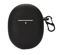 GIOPUEY Étuis Compatible avec Google Pixel Buds Pro/Buds Pro 2, Coque Silicone, Poids léger, Antichoc, Portable - Noir